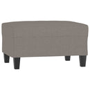 vidaXL 4 részes tópszínű mikroszálas szövet ülőgarnitúra párnával