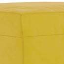 vidaXL 3 részes sárga bársony ülőgarnitúra párnákkal