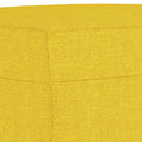 vidaXL 3 részes világossárga szövet ülőgarnitúra