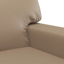 vidaXL 3 részes kávészínű műbőr ülőgarnitúra