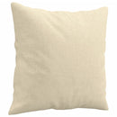 vidaXL 2 részes krémszínű szövet ülőgarnitúra párnákkal