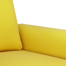 vidaXL 2 részes sárga bársony ülőgarnitúra párnákkal