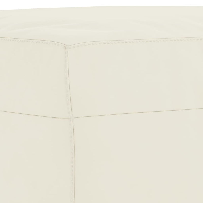 vidaXL 3 részes krém bársony ülőgarnitúra párnákkal