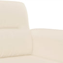 vidaXL 3 részes bézs mikroszálas szövet ülőgarnitúra párnákkal