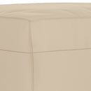 vidaXL 4 részes krémszínű mikroszálas szövet ülőgarnitúra párnával