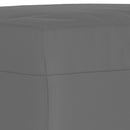 vidaXL 3 részes sötétszürke mikroszálas szövet ülőgarnitúra párnákkal