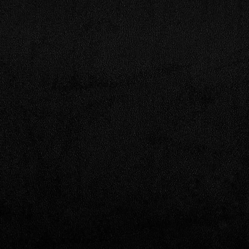 vidaXL 3 részes fekete mikroszálas szövet ülőgarnitúra párnákkal