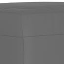 vidaXL 3 részes sötétszürke mikroszálas szövet ülőgarnitúra párnákkal