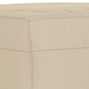 vidaXL 3 részes krémszínű mikroszálas szövet ülőgarnitúra párnával