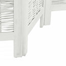 vidaXL 5 paneles fehér tömör császárfa térelválasztó