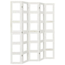 vidaXL 5 paneles fehér tömör császárfa térelválasztó