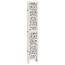 vidaXL 6 paneles fehér tömör császárfa térelválasztó