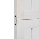 vidaXL 3 paneles fehér tömör császárfa térelválasztó