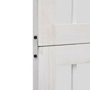 vidaXL 6 paneles fehér tömör császárfa térelválasztó