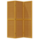 vidaXL 3 paneles barna tömör császárfa térelválasztó
