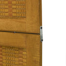 vidaXL 4 paneles barna tömör császárfa térelválasztó