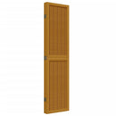 vidaXL 5 paneles barna tömör császárfa térelválasztó