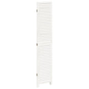 vidaXL 3 paneles fehér tömör császárfa térelválasztó