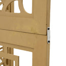 vidaXL 6 paneles barna tömör császárfa térelválasztó