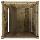 vidaXL 2 db impregnált fenyőfa virágláda