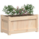 vidaXL tömör fenyőfa virágláda 60x31x31 cm
