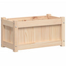 vidaXL tömör fenyőfa virágláda 60x31x31 cm