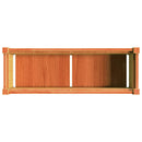 vidaXL 2 db viaszbarna tömör fenyőfa kerti virágláda