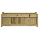 vidaXL impregnált fenyőfa virágláda 90x31x31 cm