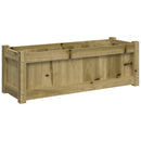 vidaXL impregnált fenyőfa virágláda 90x31x31 cm
