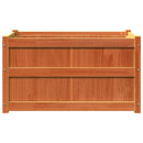 vidaXL 2 db viaszbarna tömör fenyőfa kerti virágláda