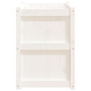 vidaXL fehér tömör fenyő virágláda 90x50x70 cm