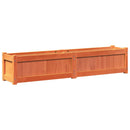 vidaXL viaszbarna tömör fenyőfa kerti virágláda 150 x 31 x 31 cm