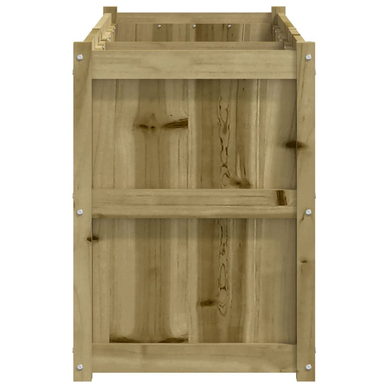 vidaXL impregnált fenyőfa kerti virágláda 150x50x70 cm