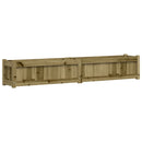 vidaXL 2 db impregnált fenyőfa virágláda