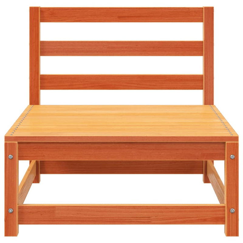 vidaXL viaszbarna tömör fenyőfa karfa nélküli kerti kanapé 70x70x67 cm
