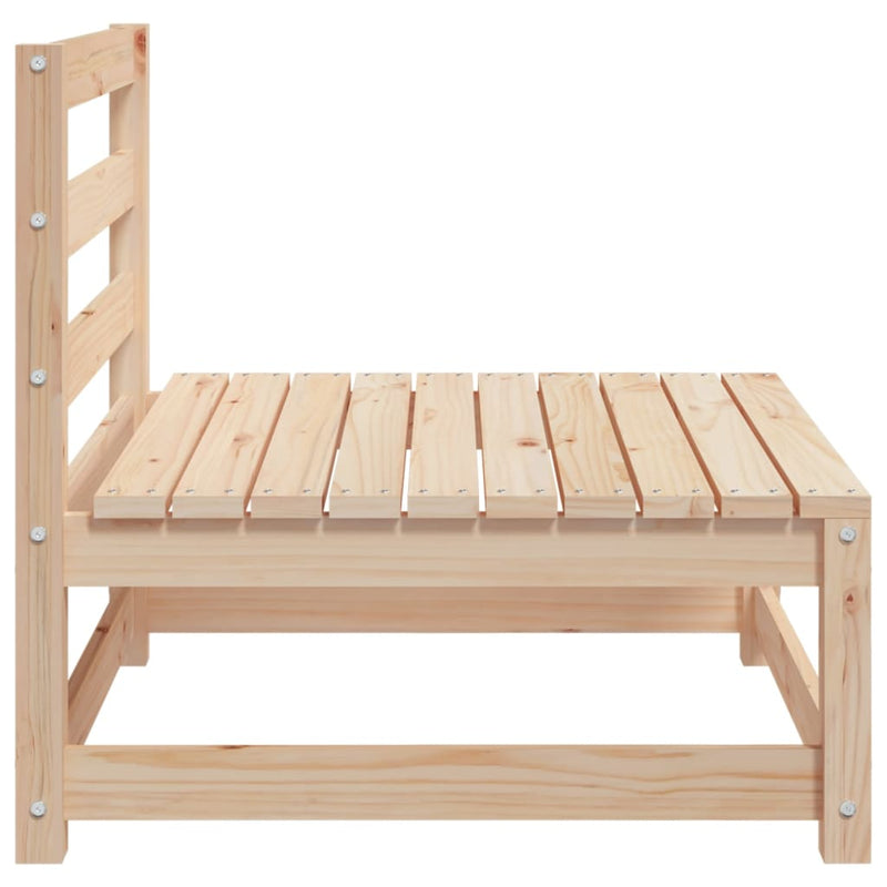 vidaXL 2 db tömör fenyőfa karfa nélküli kerti kanapé 70 x 70 x 67 cm