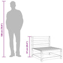 vidaXL 3 db impregnált fenyőfa kerti karfa nélküli kanapé 70x70x67 cm