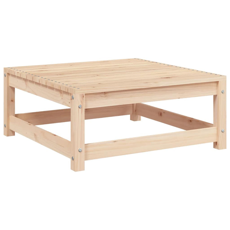 vidaXL tömör fenyőfa kerti lábtartó 70 x 70 x 30 cm