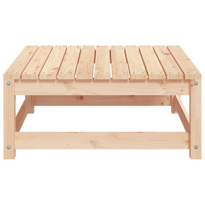 vidaXL tömör fenyőfa kerti lábtartó 70 x 70 x 30 cm