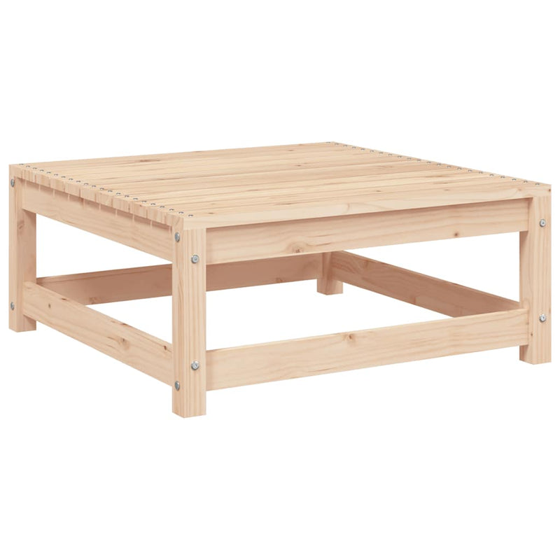 vidaXL tömör fenyőfa kerti lábtartó 70 x 70 x 30 cm