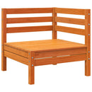 vidaXL viaszbarna tömör fenyőfa kerti sarokkanapé