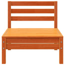 vidaXL viaszbarna tömör fenyőfa karfa nélküli kerti kanapé