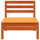 vidaXL 2 db viaszbarna tömör fenyőfa karfa nélküli kerti kanapé