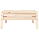 vidaXL háromszemélyes tömör fenyőfa kerti kanapé