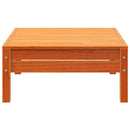 vidaXL viaszbarna háromszemélyes tömör fenyőfa kerti kanapé