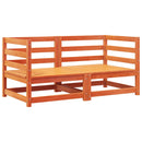 vidaXL 2 db viaszbarna tömör fenyőfa kerti sarokkanapé párnával