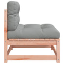 vidaXL tömör duglászfenyő karfa nélküli kerti kanapé párnákkal