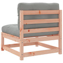 vidaXL tömör duglászfenyő karfa nélküli kerti kanapé párnákkal