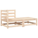 vidaXL kerti sarokkanapé párnákkal és lábtartóval