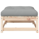 vidaXL kerti karfa nélküli kanapé párnával és lábtartóval